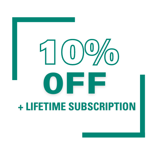 10% Off + a Lifetime Subscription